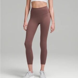 NWT Lululemon Wunder Train 25’ Tight in Dark Oxide Size 6